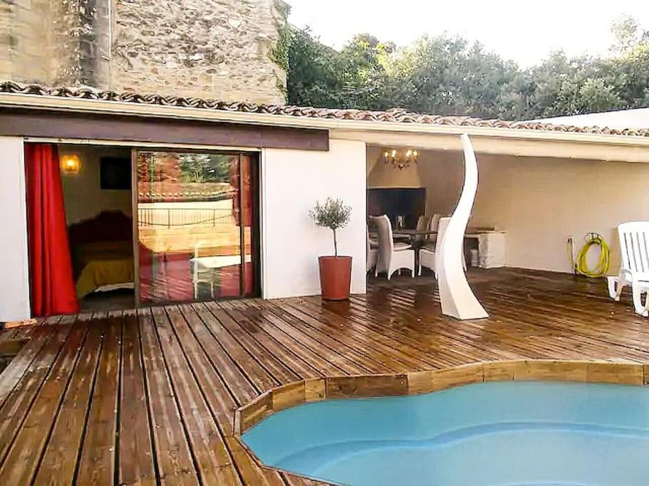 Gite En Provence Proche Avignon Sauveterre  Esterno foto